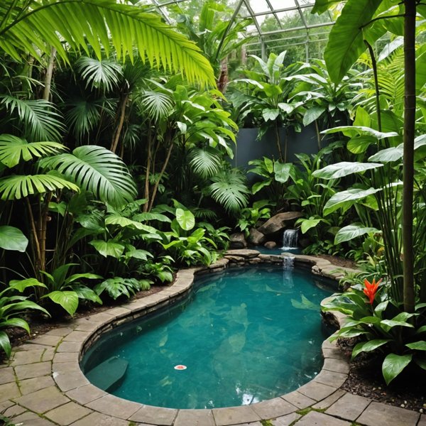 Comment créer une ambiance de forêt tropicale autour de votre piscine?